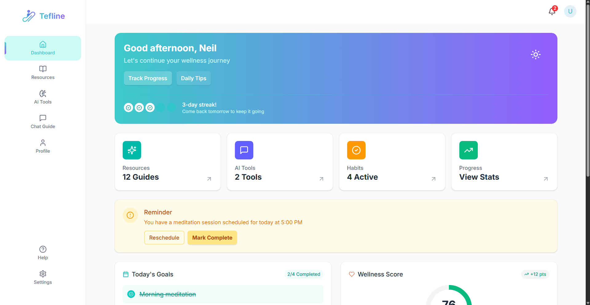 Tefline - Wellness Intelligence